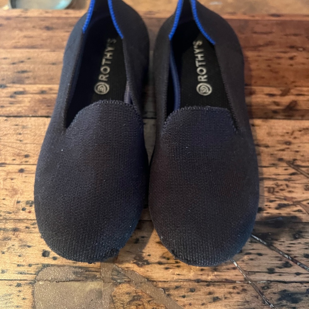 Rothy's Black Slippers Comfortable Slip-On Shoes